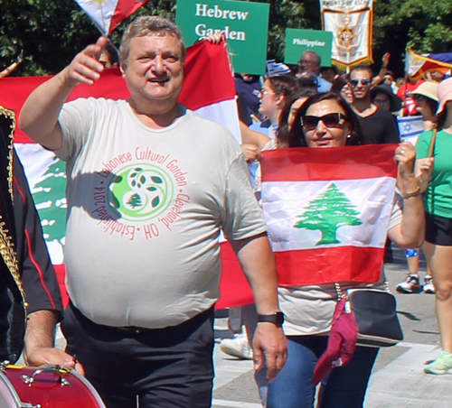 Lebanese Cultural Garden in the Parade of Flags at One World Day